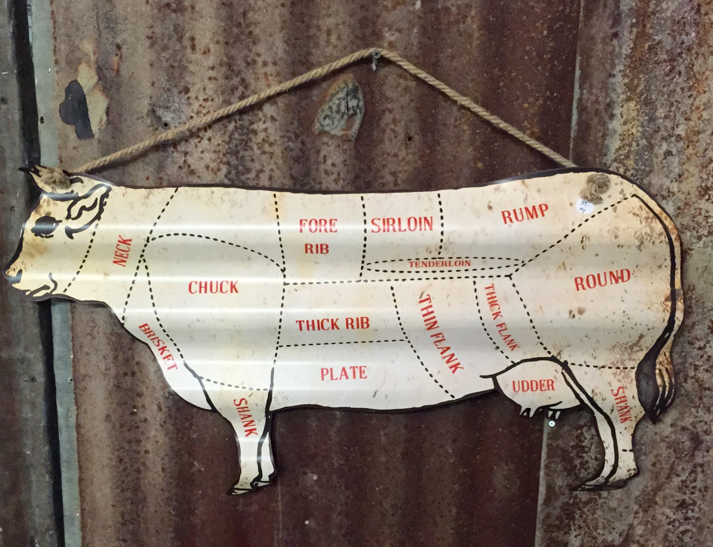 Cow Butcher Chart Waco Shopping