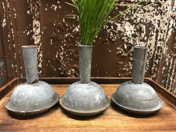 Metal Nozzle Vase Waco Antique Shopping