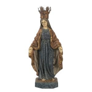 mary statue junque in the trunk waco