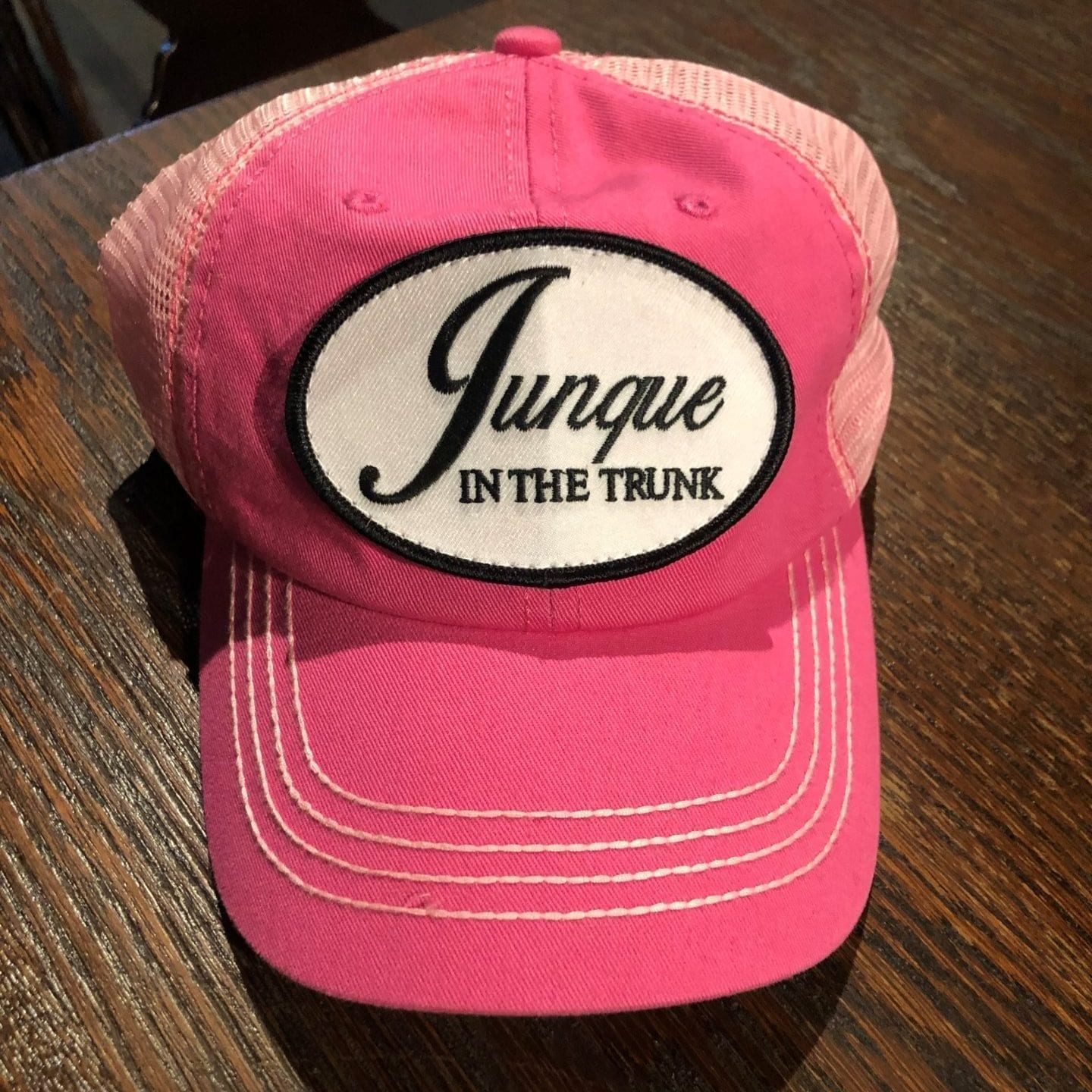 Pink Trucker Hat Waco Shopping